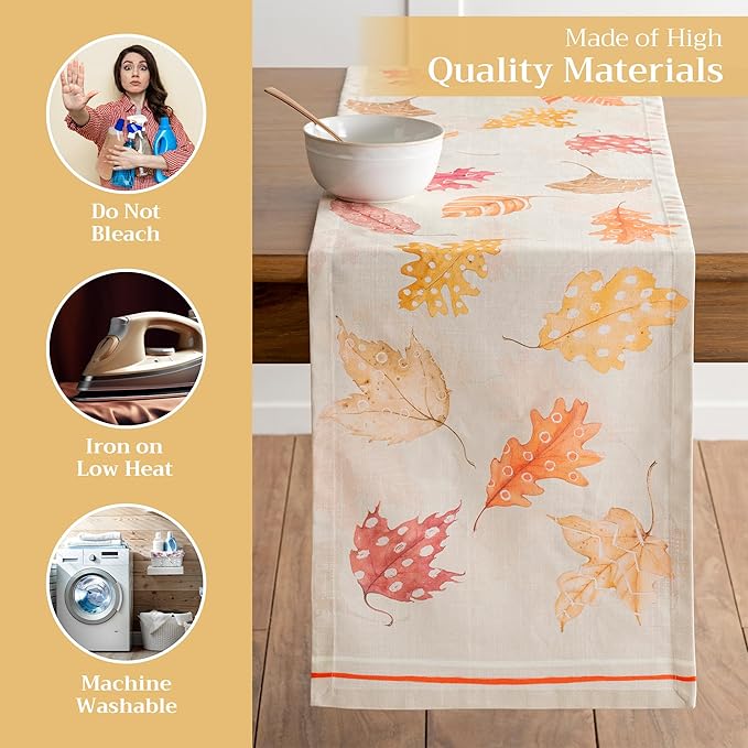 Maison d' Hermine Table Runner 100% Cotton Single Layer Table Runners 72 inches - Image 3