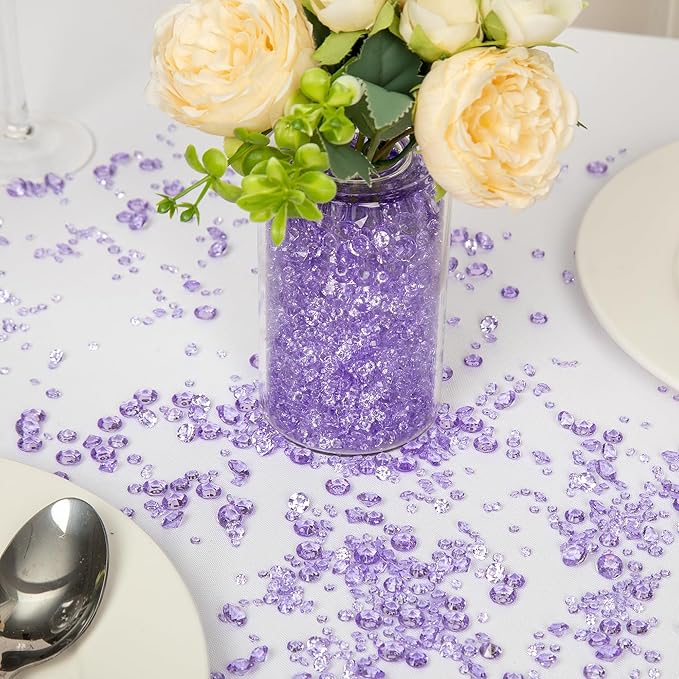 Vase Fillers for Centerpieces Home Deco, 8700 Pieces Purple Diamond Table - Image 5