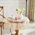 WARM HOME DESIGNS 36 Inch Round Tablecloth. Use Small Gold Tablecloth as by WarmHomeDesigns