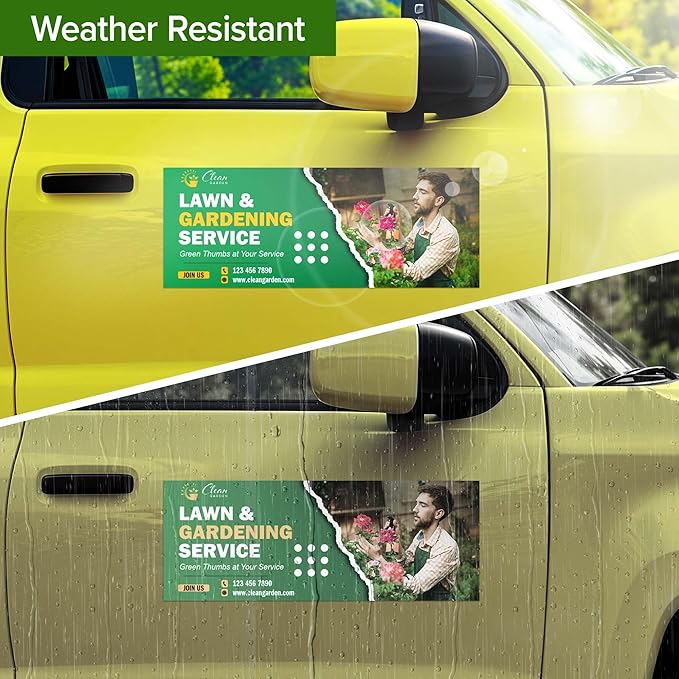 Custom Die Cut Car Magnet, Personalized Sign - Image 2