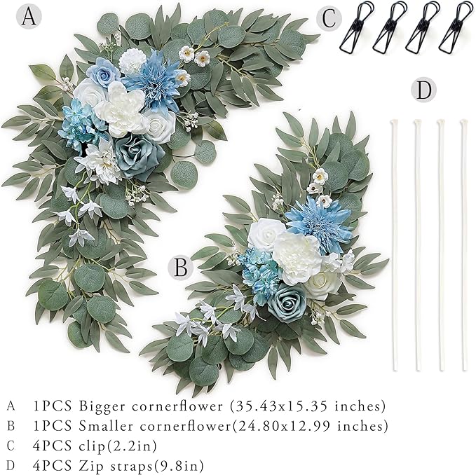 Artificial Flower Swag Set of 2 - Image 3
