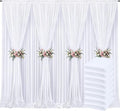 40x10ft Backdrop Curtains for Parties, 8 Panels 5x10ft Photography Backdrop by JKLUMI
