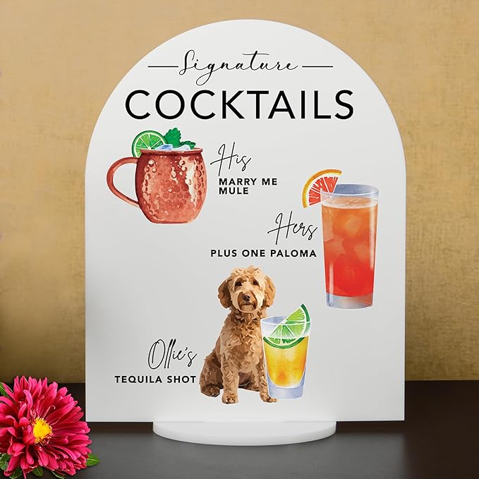 Pet Signature Drink Wedding Signs - Image 2