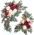 Faux Flower Swag Set of 2 for Wedding Welcome Signs Floral Swag Wedding by Piklado