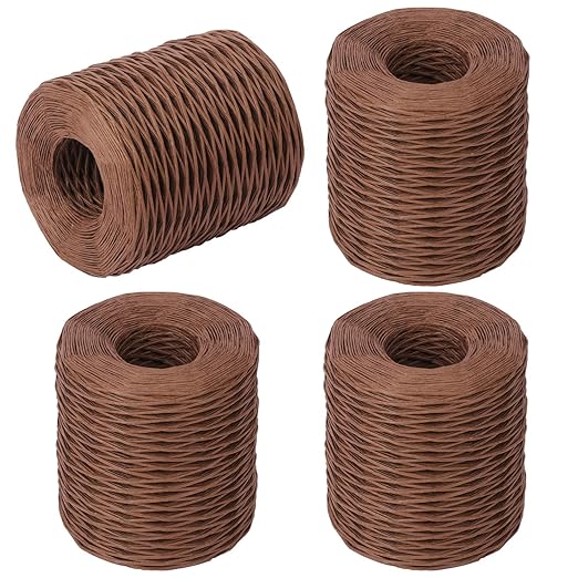 4 Roll 656Ft Brown Floral Wire, Rustic Vine Bind Wire by Unknown