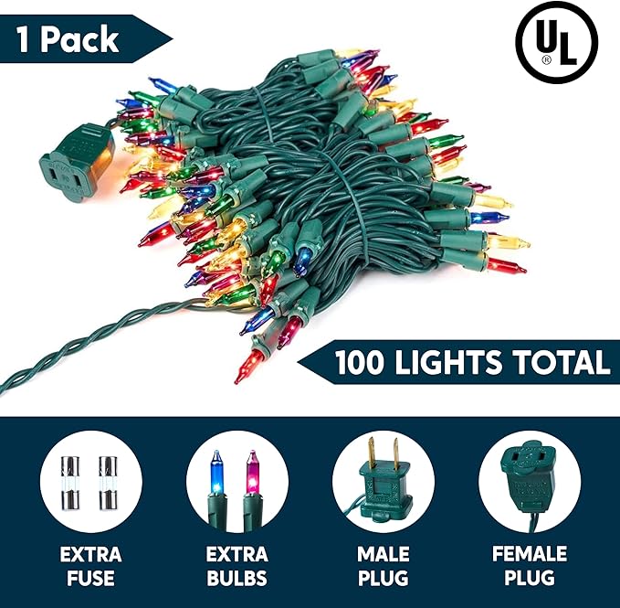 Joiedomi Multicolor Christmas String Lights - Image 2