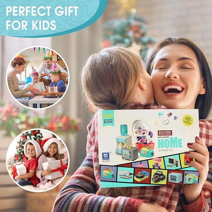 Building Toys for Girls Gift, Mini Building Blocks Appliances for Kids - Image 4