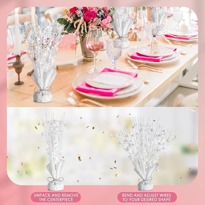 6 Pack Star Table Centerpieces for Party, Birthday Table Decorations for Kids - Image 2