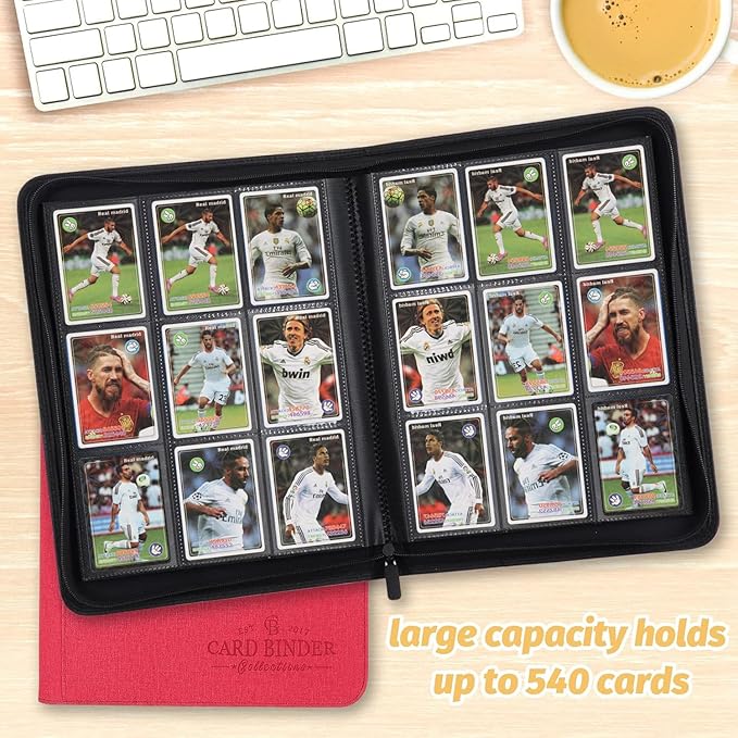 Trading Card Binder, Card Collection Binder Album Folder - Image 4