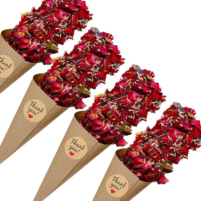 PATIKIL Dried Flower Confetti Cones by PATIKIL