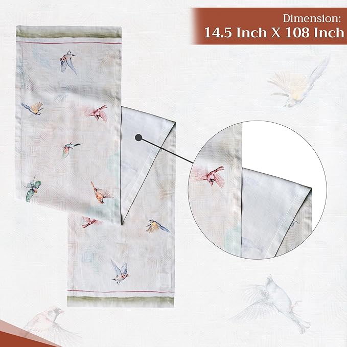 Maison d' Hermine Table Runner 100% Cotton Single Layer Table Runners 108 - Image 4