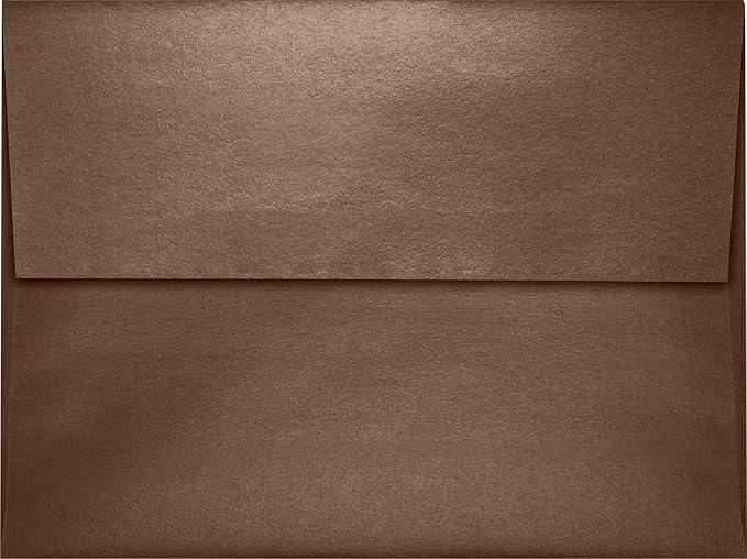 LUXPaper A7 Invitation Envelopes | Peel & Press | 5 1/4" x 7 1/4" | Bronze - Image 2