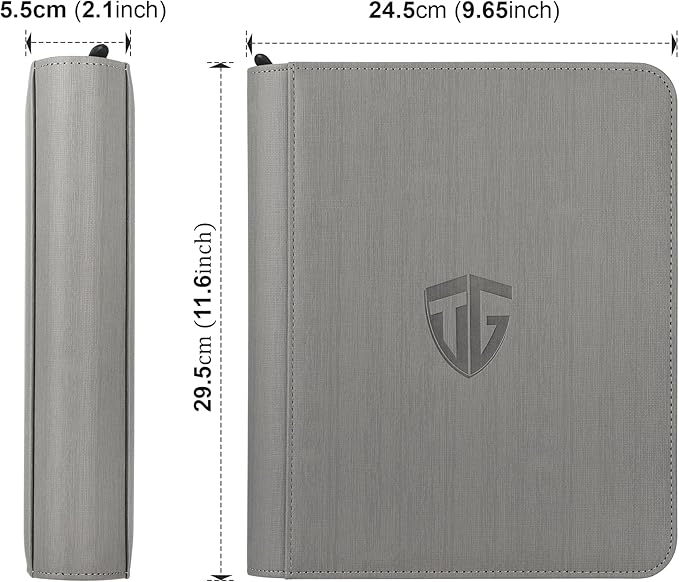 Toploader Binder, Holds 112 Toploaders, 4 Pocket Top Loader Binders - Image 2