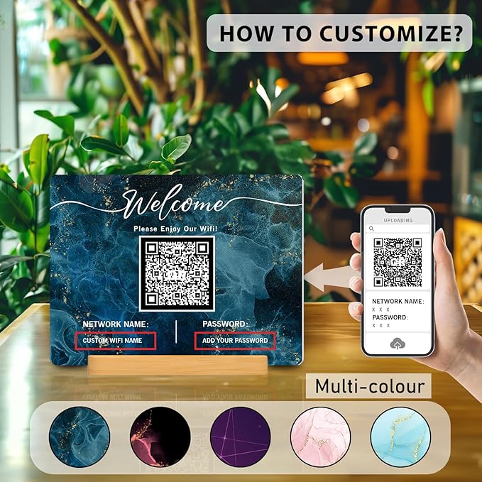 Personalized Custom Metal QR Code Sign Venmo Cashapp Scan to Pay - Image 2