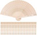 Durony 24 Piece Sandalwood Fans by durony