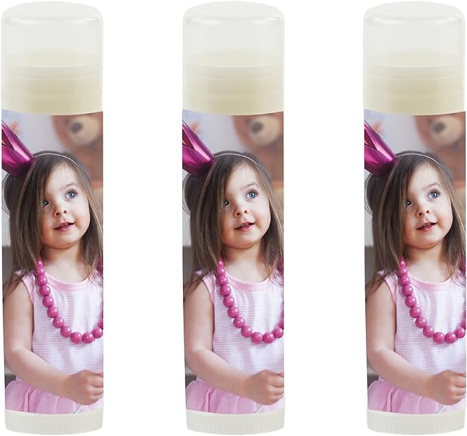 Andaz Press Bulk Photo Personalized Gift and Party Favors Collection, Lip Balm by AndazPress
