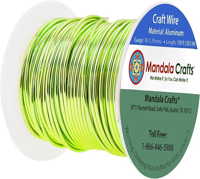Mandala Crafts 16 Gauge Anodized Aluminum Craft Wire - Image 2