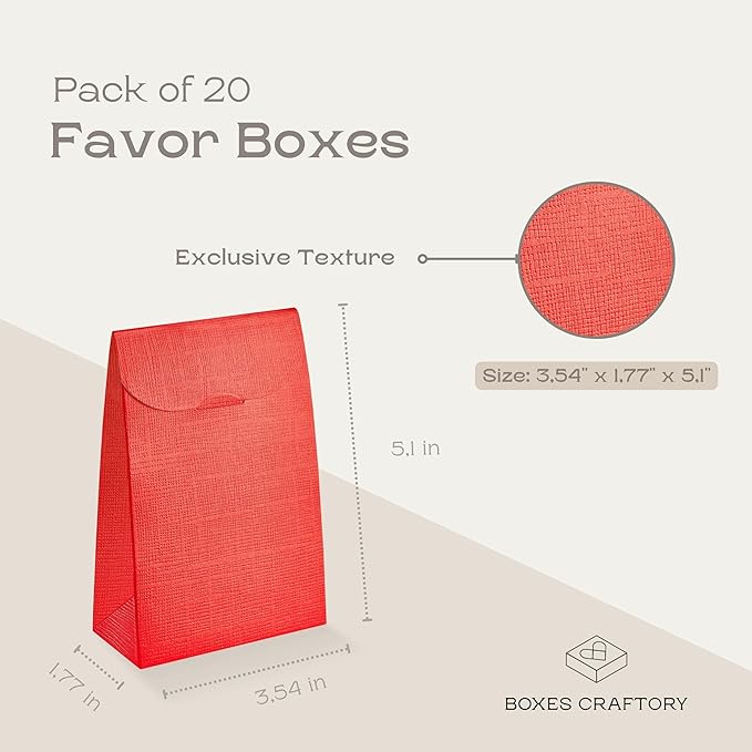 Boxes Craftory Pack of 20 Party Favor Boxes - Image 2