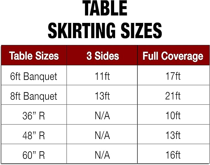 Ultimate Textile Pleat Polyester Fabric Table Skirt - Image 4
