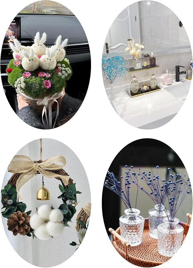 xin's convey DIY Natural Dried Flower Set, Handmade Creative, Door Hanging - Image 8