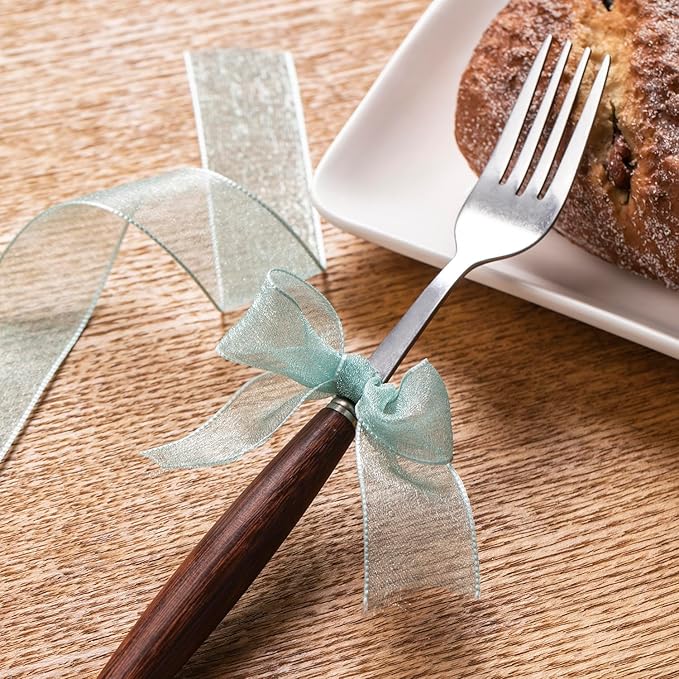 1 Inch Wide Sheer Chiffon Ribbon - Image 6