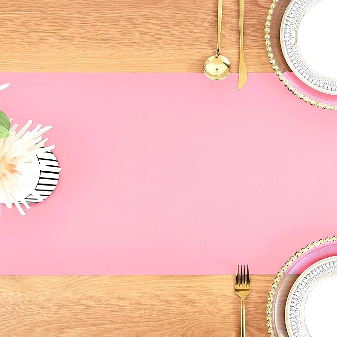 Farmhouse Pink Table Runner Small Short Table Runners 36 Inches Coffee Table - Image 8