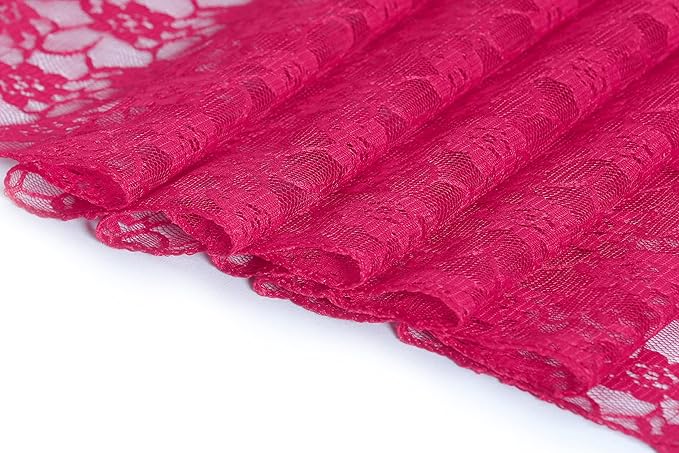 MDS Pack of 20 Wedding 12 x 108 inches Lace Table Runner - Image 4