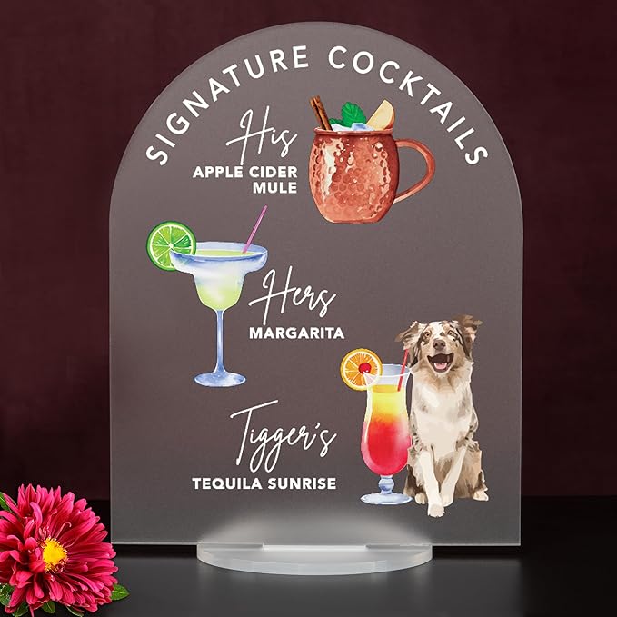 Pet Signature Drink Wedding Signs - Image 2