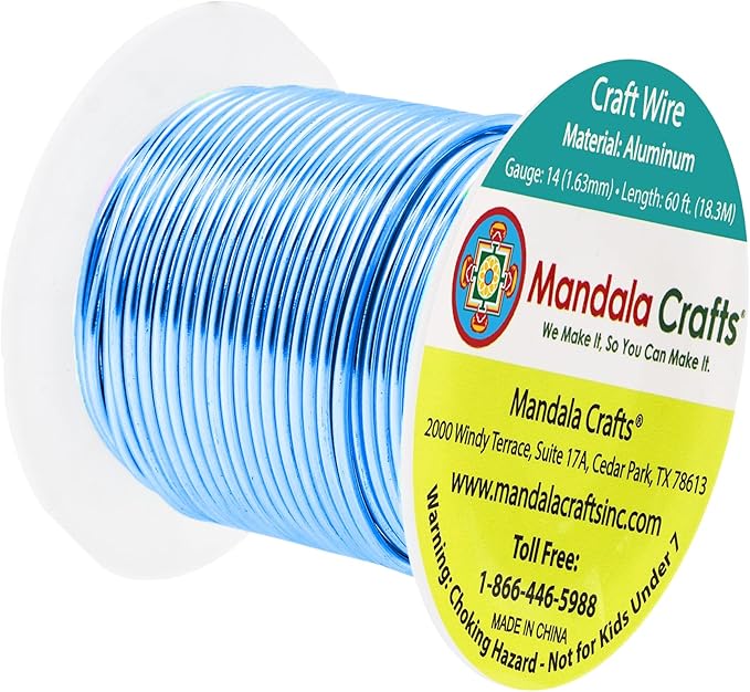 Mandala Crafts 14 Gauge Anodized Aluminum Craft Wire - Image 2