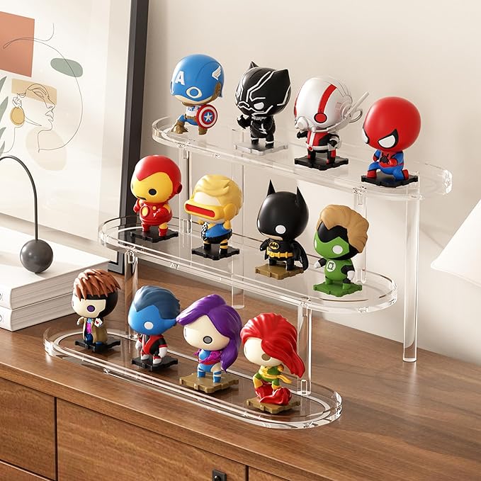 Acrylic Riser Display Shelf for  Funko-POP Figures, Floating - Image 3