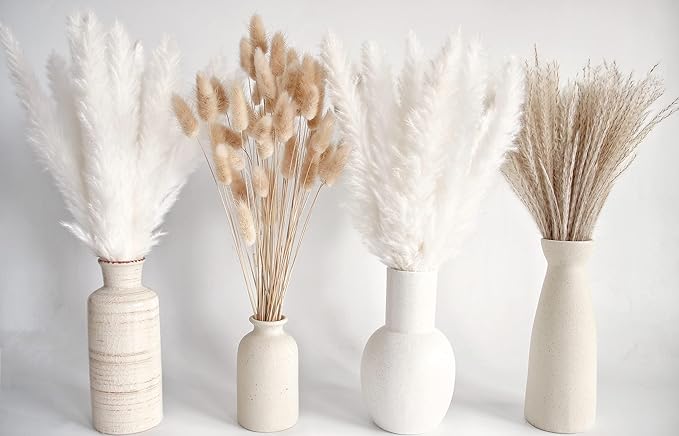 Natural Dried Pampas Grass Decor, Reed Grass Bouquet - Image 2