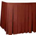 Ultimate Textile Pleat Polyester Fabric Table Skirt by UltimateTextile