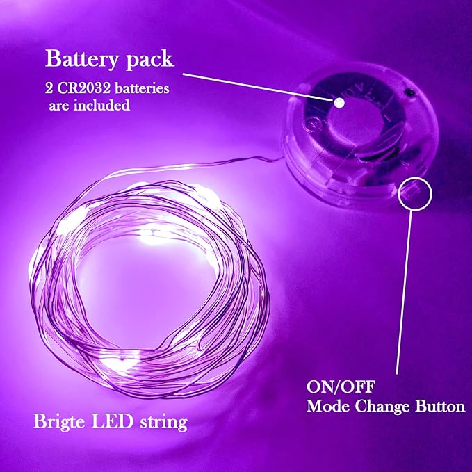 Twinkle Fairy Lights Battery Operated 3 Modes - Image 3