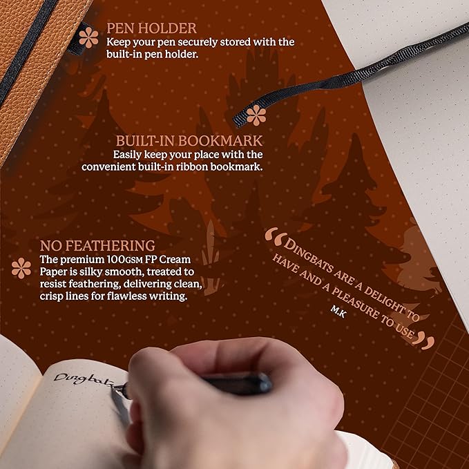 Dingbats* Wildlife Lined Writing Journal Notebook A5 - Image 3