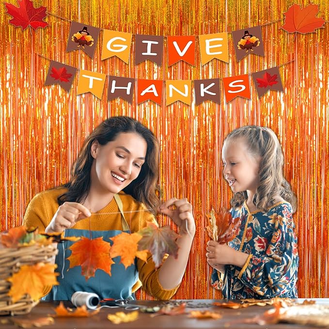 Reusable Foil fringe Curtains Halloween Decor Indoor Party Decorations - Image 8