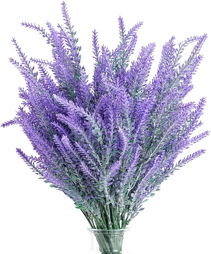 Juvale 12 Bundles Lavender Artificial Flower Stems by Juvale