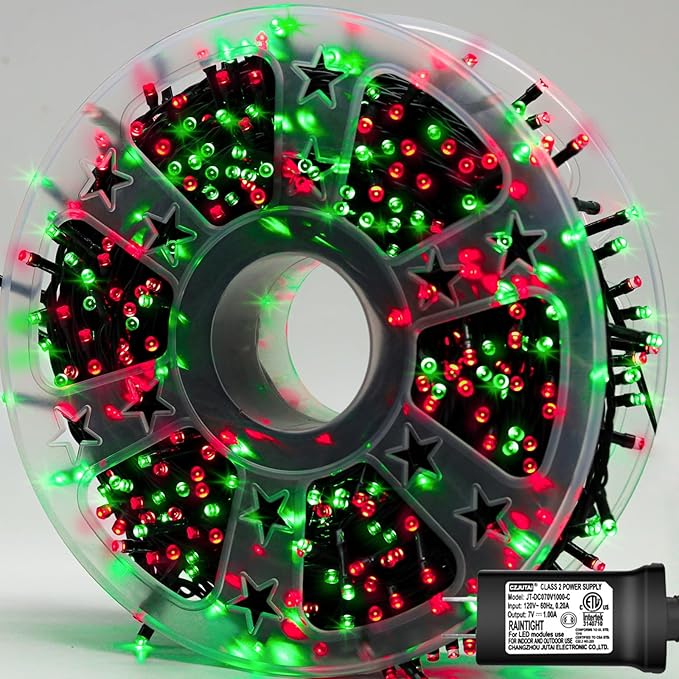 YEGUO 165ft 500 LED Christmas Lights Outdoor Waterproof by YEGUO