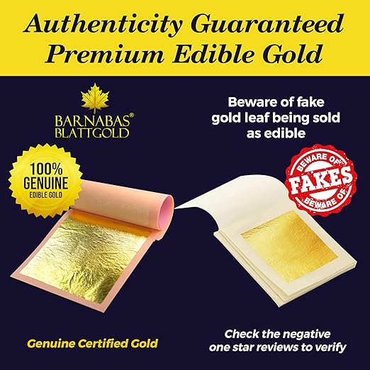 Barnabas Blattgold Edible Gold Leaf 24K - Image 3