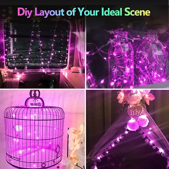 2 Pack 100LED Battery Operated Fairy Lights - Image 4