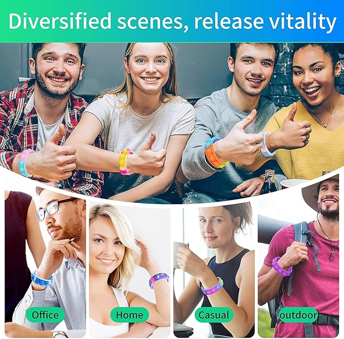 100Pcs Pop Bracelet, Party Favors - Image 7