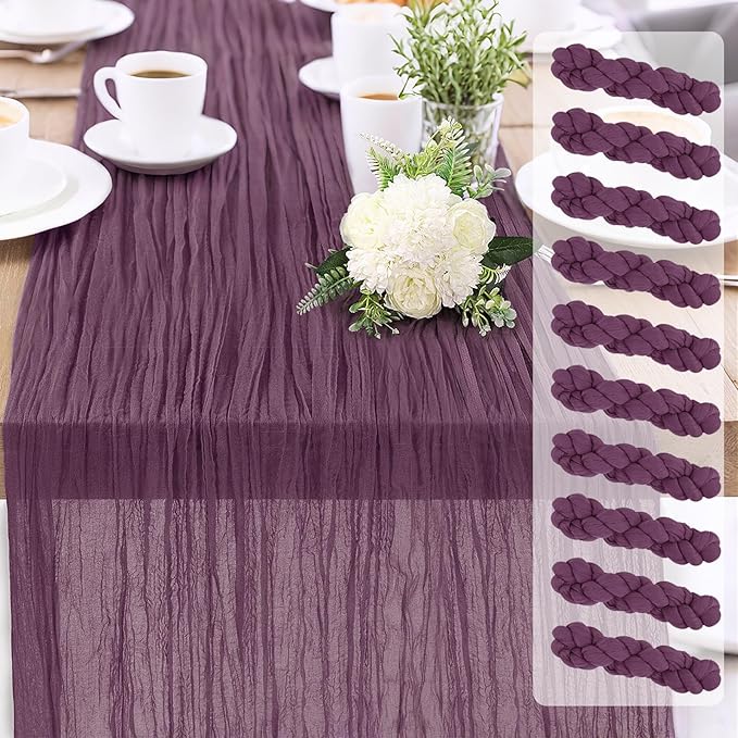 Cheesecloth Table Runner 10FT by Unknown