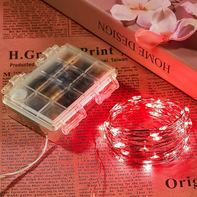 2 Pack 32.8 Ft. Battery Operated Outdoor String Lights - Image 3