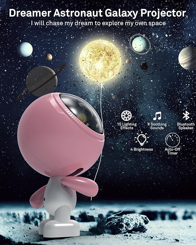 AIRIVO Galaxy Projector, Astronaut Star Projector - Image 3