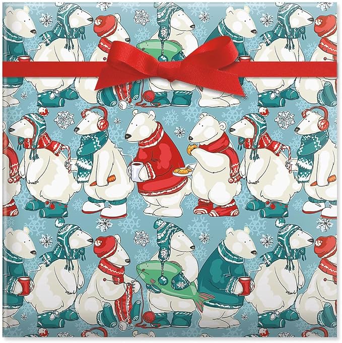 Current Have Yourself a Beary Little Christmas Double-Sided Jumbo Rolled Gift - Image 3