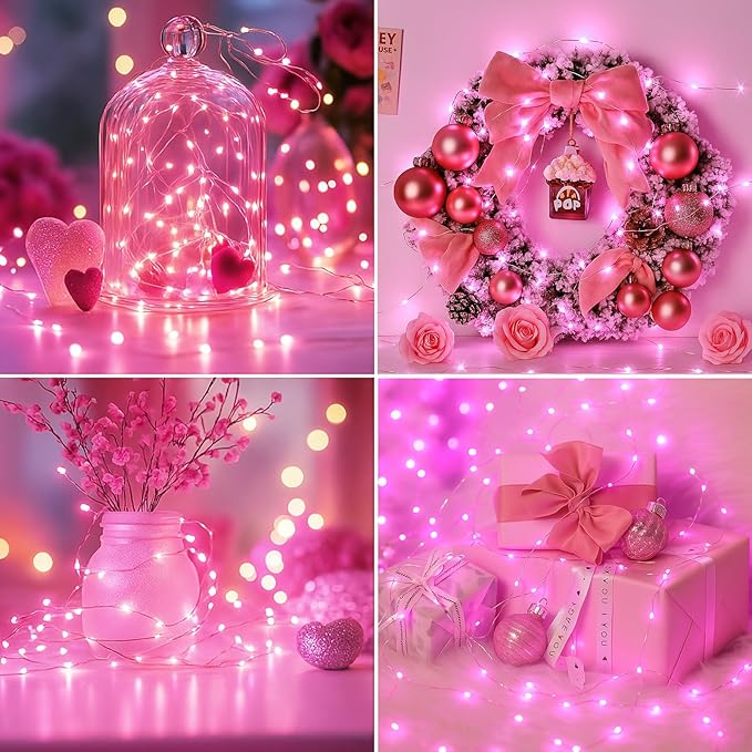 6 Pack Fairy Lights Battery Operated - 7ft 20 Led Twinkle Lights 3 Modes - Image 7