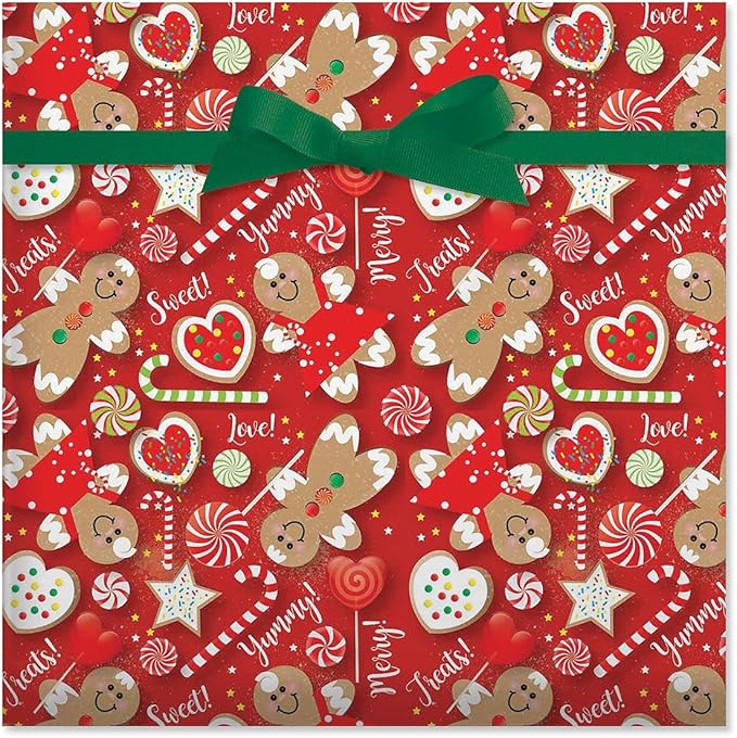 Current Sweet Treats Double-Sided Rolled Christmas Wrapping Paper - Image 3
