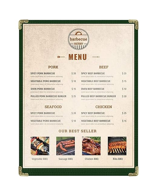 Goodsmart Restaurant Menu Covers - Image 2