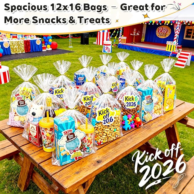 PigPotParty 12"x 16", Large Party Favor Packaging, Toy Wrapping - Image 6