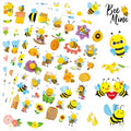 Bumble Bee Stickers Summer Spring Happy Honey Bee Decal Sticker 660 Counts by MoShining