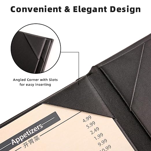 Premium Leather Menu Covers - Image 2